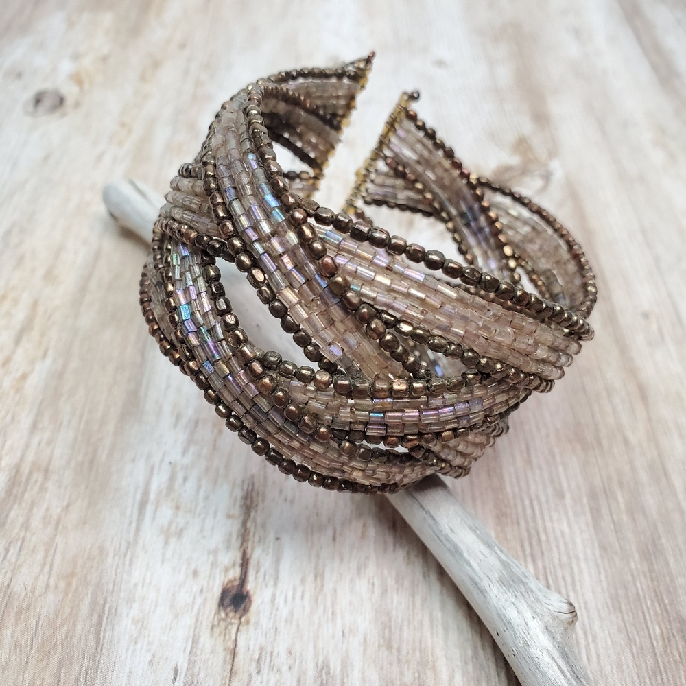 Braided Cuff Bracelet | Adjustable Wire Bracelet
